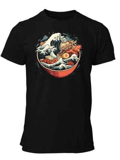 Camiseta Hombre The great wave of Ramen
