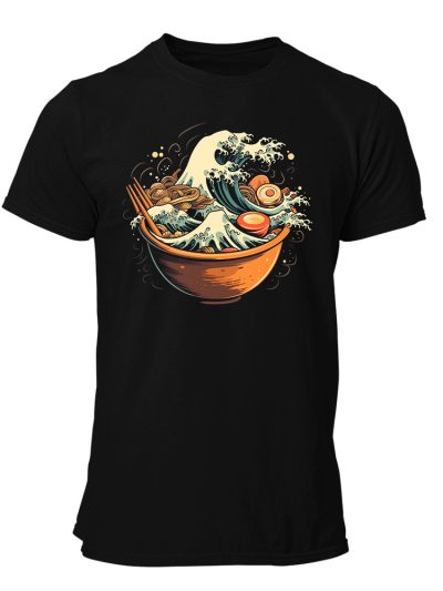 Camiseta Hombre The great wave of Ramen