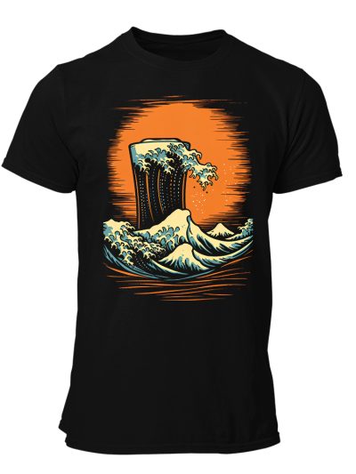 Camiseta Hombre The great wave of Beer