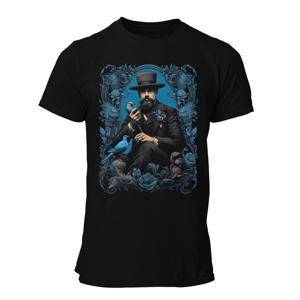 Camiseta Hombre Gentleman - Birds vintage man