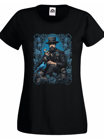 Camiseta Mujer Gentleman - Birds vintage man