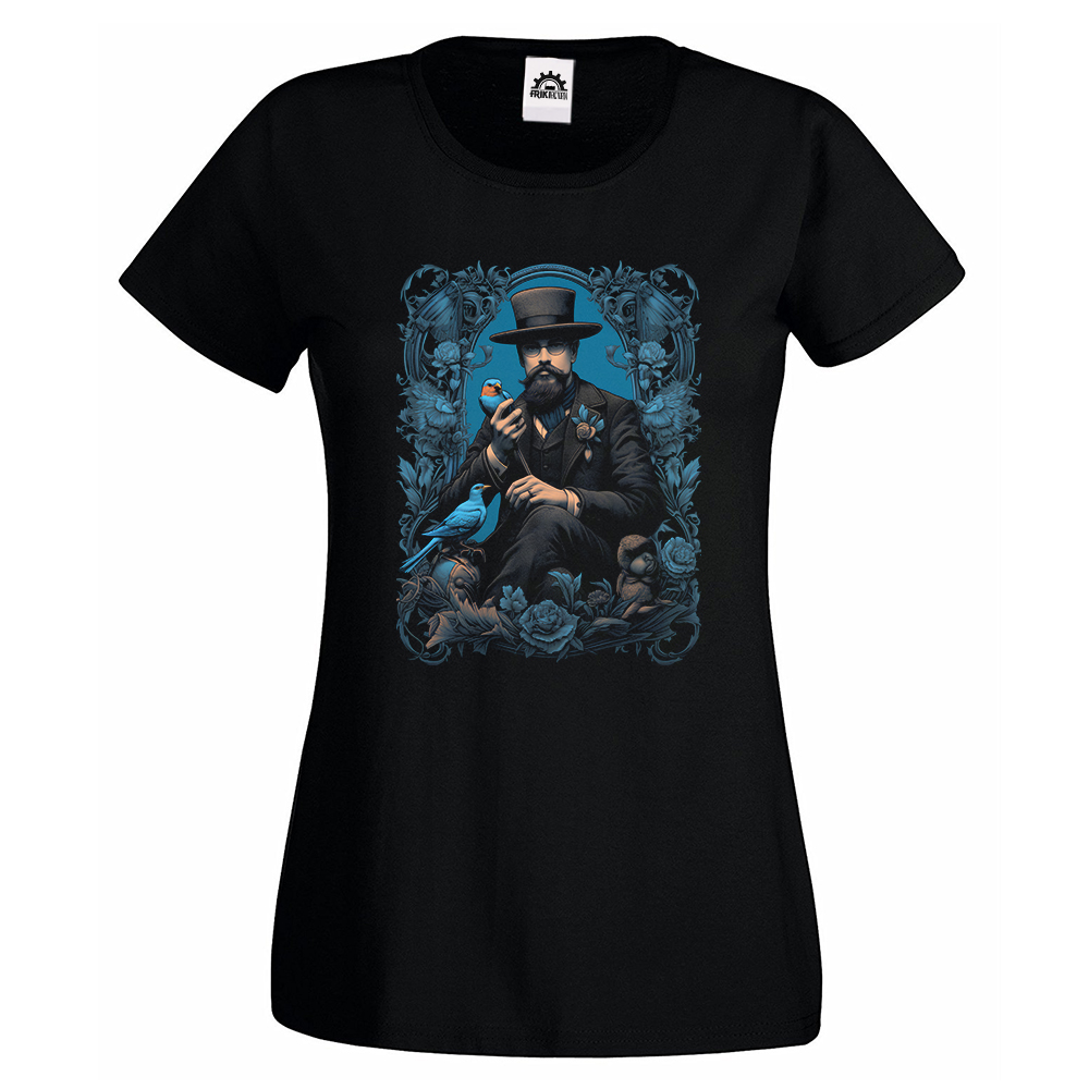 Camiseta Mujer Gentleman - Birds vintage man