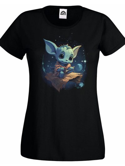 Camiseta Mujer Lil Stitchy - Reading universe art