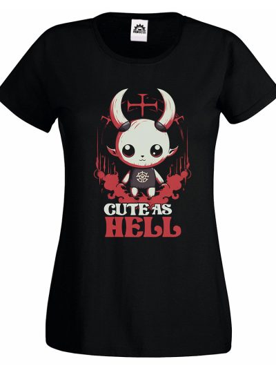Camiseta Mujer Spooky - Cute as hell