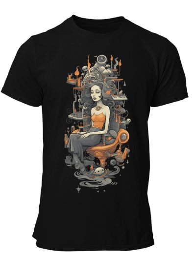 Camiseta Hombre Lady - Industrial art deco