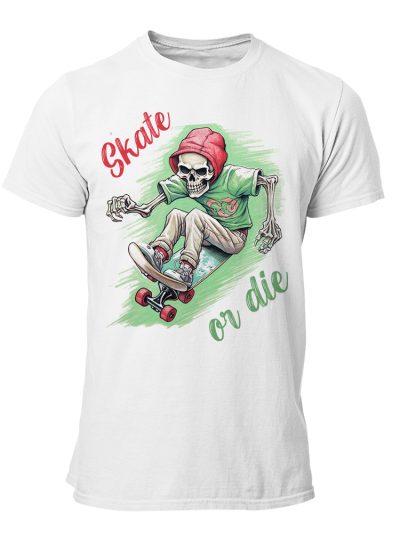 Camiseta Hombre Skater - Skate or die