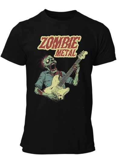 Camiseta Hombre Zombie - Metal guitar