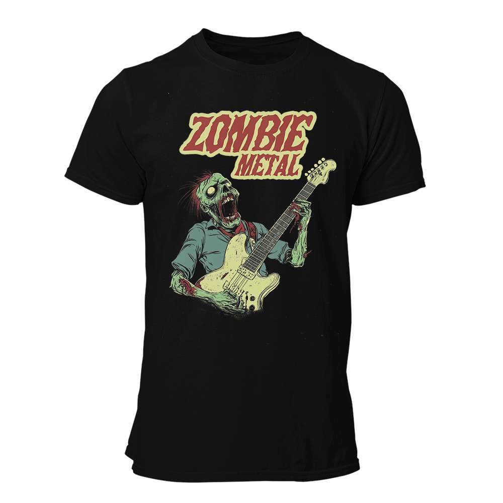 Camiseta Hombre Zombie - Metal guitar