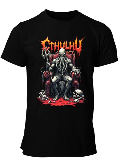 CAMISETA-HOMBRE-NUEVA-CTHULHU-METAL COVER THRONE