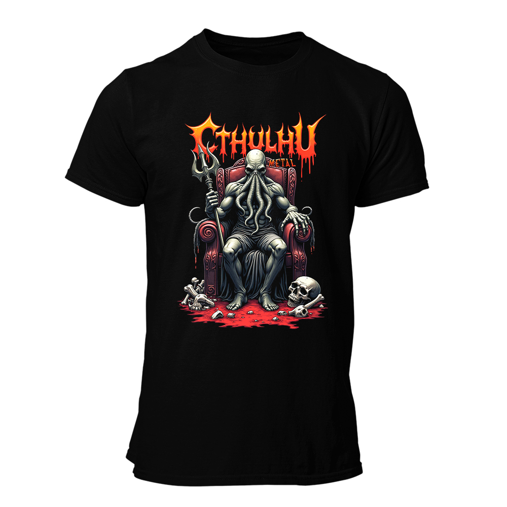 CAMISETA-HOMBRE-NUEVA-CTHULHU-METAL COVER THRONE