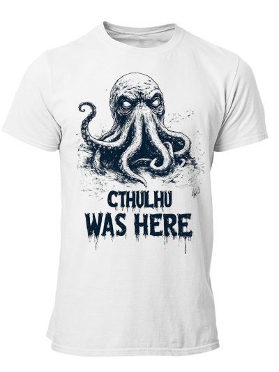 Camiseta Hombre Cthulhu - Was here