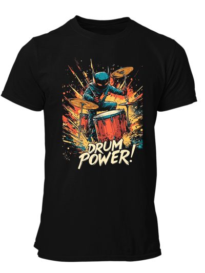 CAMISETA-HOMBRE-NUEVA-DRUMS-POWER SUPERHEROE