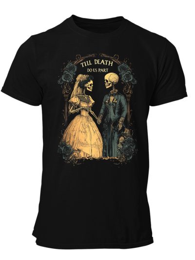 CAMISETA-HOMBRE-NUEVA-GOTH-TILL DEATH DO US PART