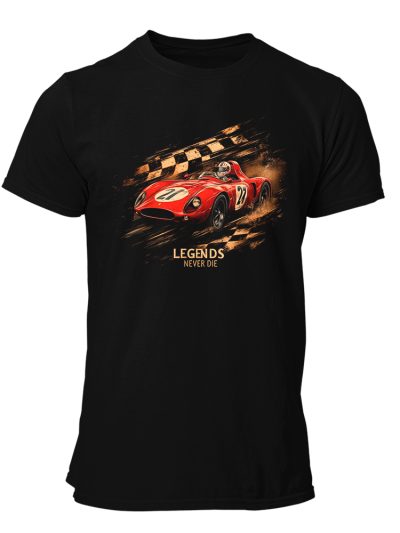CAMISETA-HOMBRE-NUEVA-MOTOR-LEGENDS NEVER DIE RACE FLAG