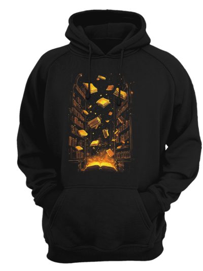 SUDADERA-NUEVA-BOOKS-DARK ACADEMIA MAGIC LIBRARY