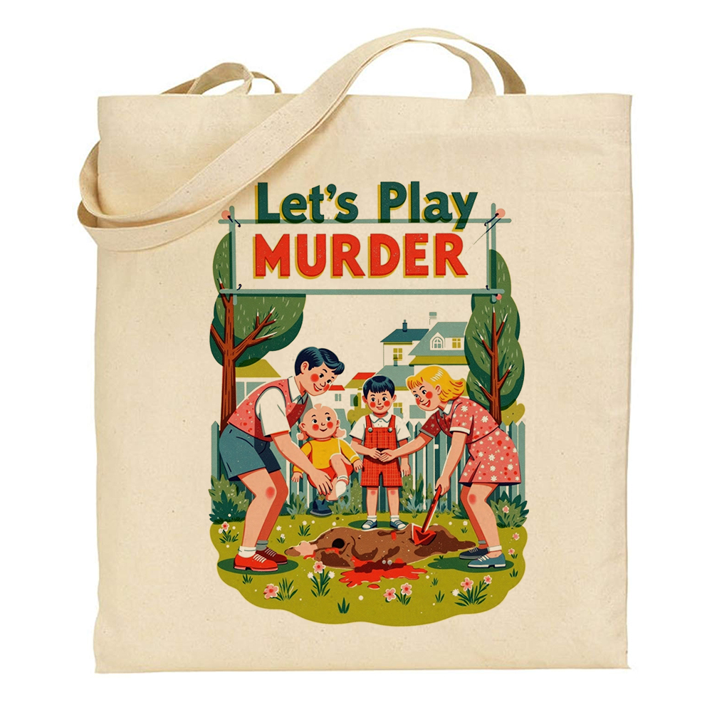 Bolsa de tela Tote bag Those wicked 50s - Let's play murder