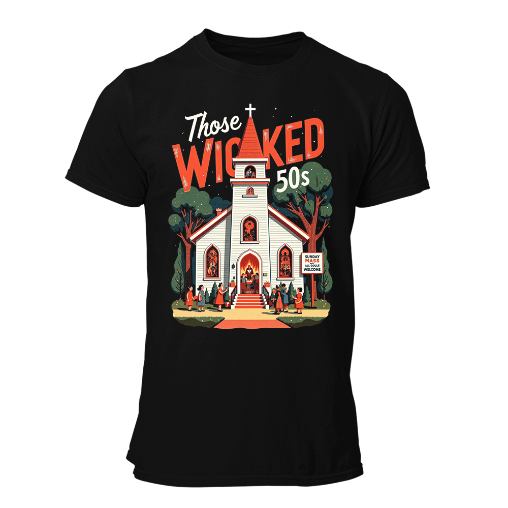 Camiseta Hombre Those wicked 50s - Satanic Church