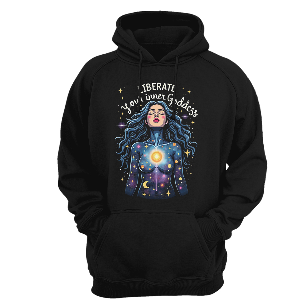 Sudadera con capucha Feminism - Liberate your inner goddess