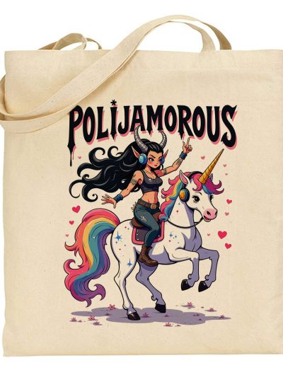 Bolsa de tela Tote bag Polijamorous - Unicorn