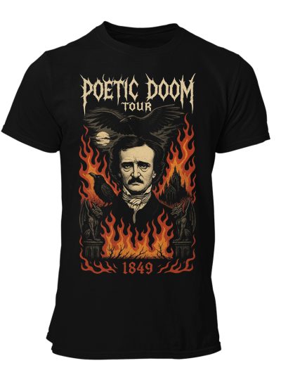 Camiseta Hombre Edgar Allan Poe - Poetic Doom Tour