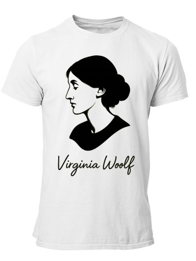 Camiseta Hombre Virginia Woolf - Minimalist portrait