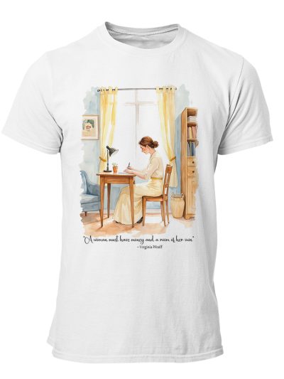 Camiseta Hombre Virginia Woolf - Room of her own Oleo