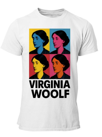 Camiseta Hombre Virginia Woolf - Pop art portrait