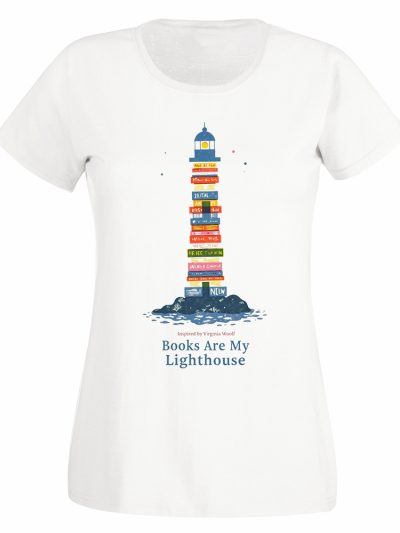 Camiseta Mujer Virginia Woolf - Books are my lighthouse