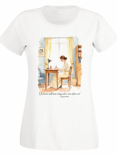 Camiseta Mujer Virginia Woolf - Room of her own Oleo