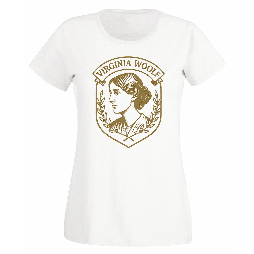Camiseta Mujer Virginia Woolf - Portrait shield