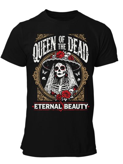 Camiseta Hombre Catrina - Queen of the Dead Eternal Beauty