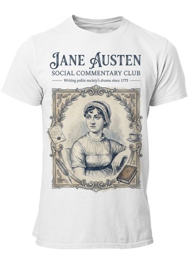 Camiseta Hombre Jane Austen - Social Commentary Club