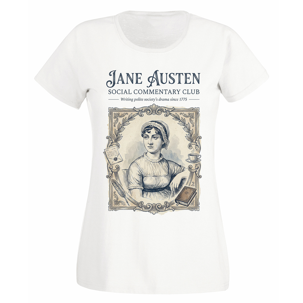 Camiseta Mujer Jane Austen - Social Commentary Club