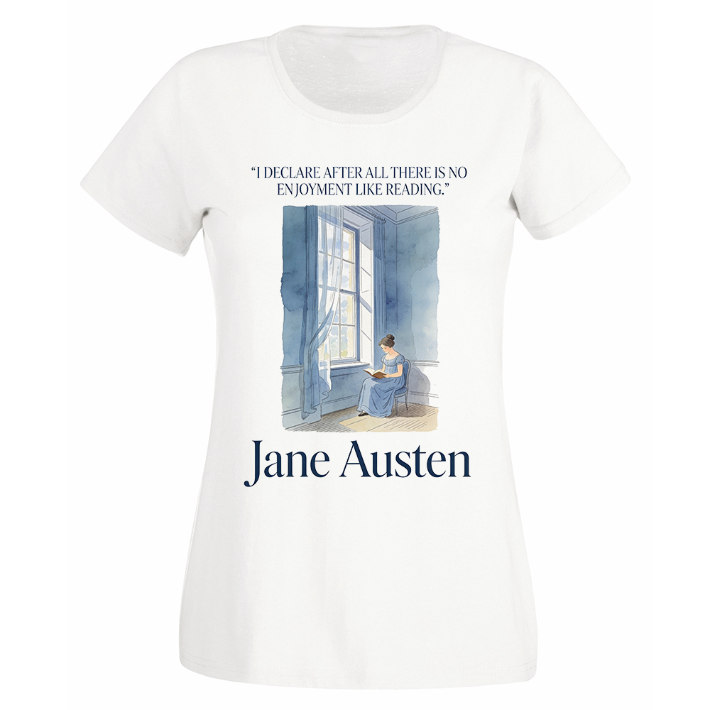 Camiseta Mujer Jane Austen - No enjoyment like reading