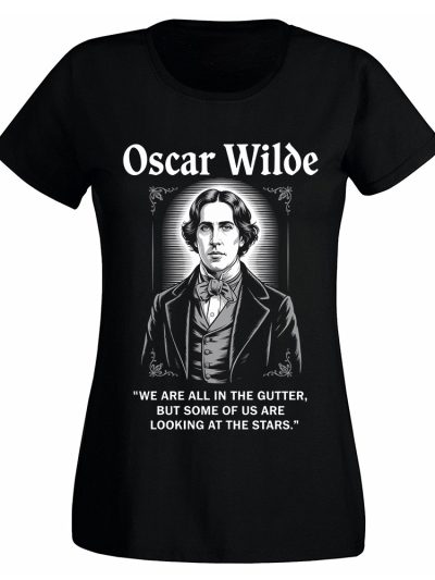 Camiseta Mujer Oscar Wilde - Looking at the Stars
