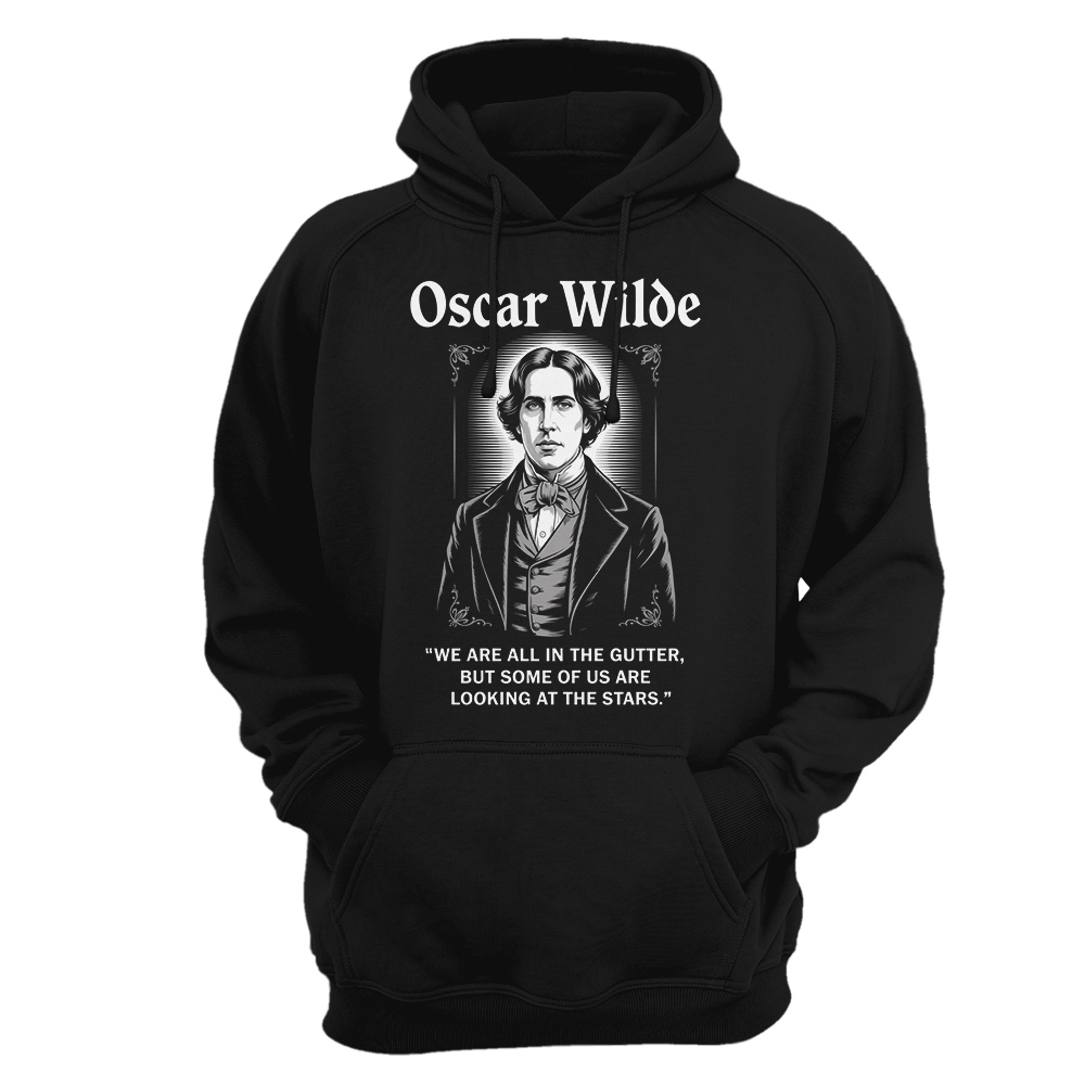 Sudadera con capucha Oscar Wilde - Looking at the Stars