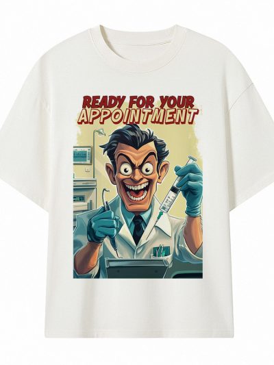 Camiseta Oversize Dentist Appointment - Mad Doctor Art