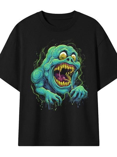 Camiseta Oversize Slimer Monster - Art Streetwear