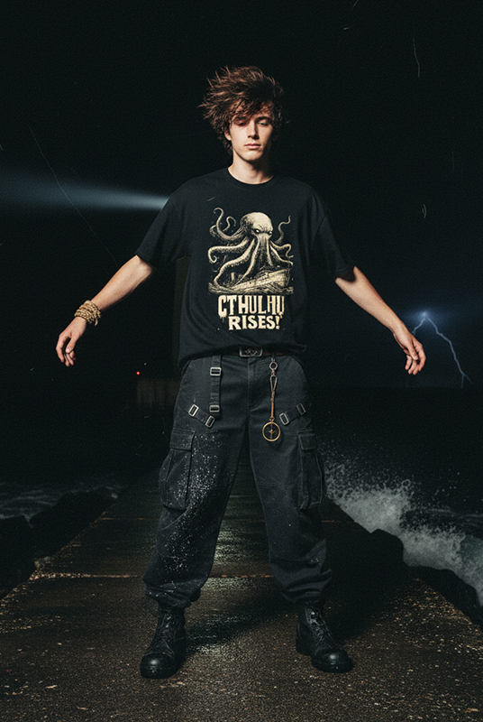 Camisetas oversize Cthulhu H.P. Lovecraft