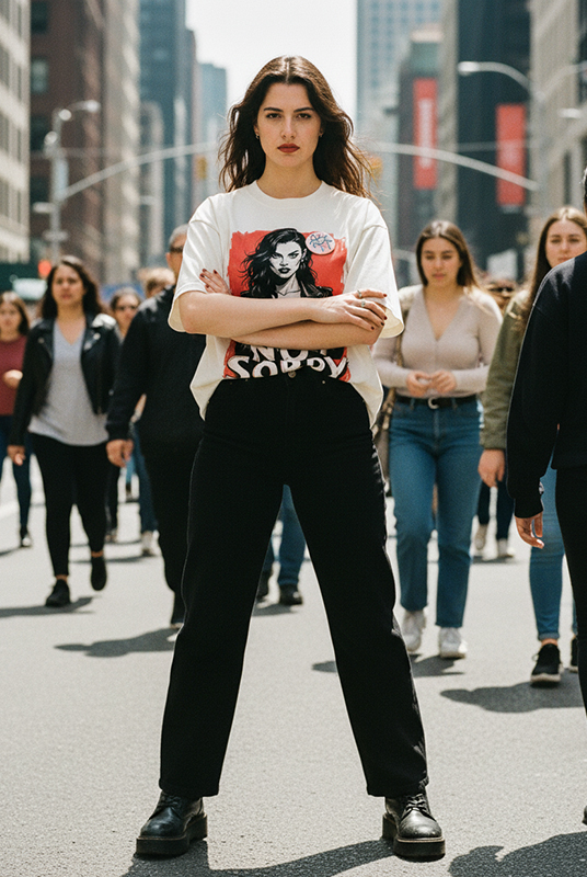 Camisetas oversize feminismo