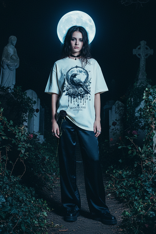 Camisetas oversize gotico goticas goth gothic