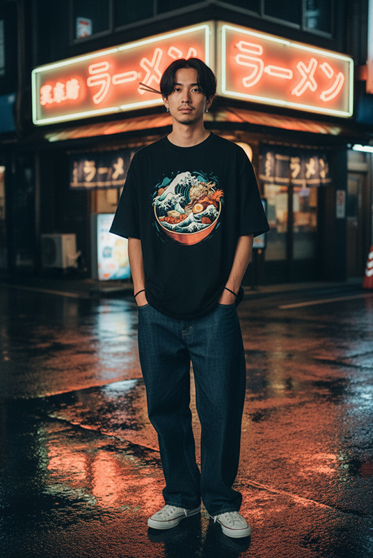 Camisetas oversize Japón japonesas