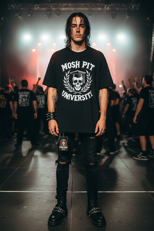 Camisetas oversize metal heavy thrash power doom rock