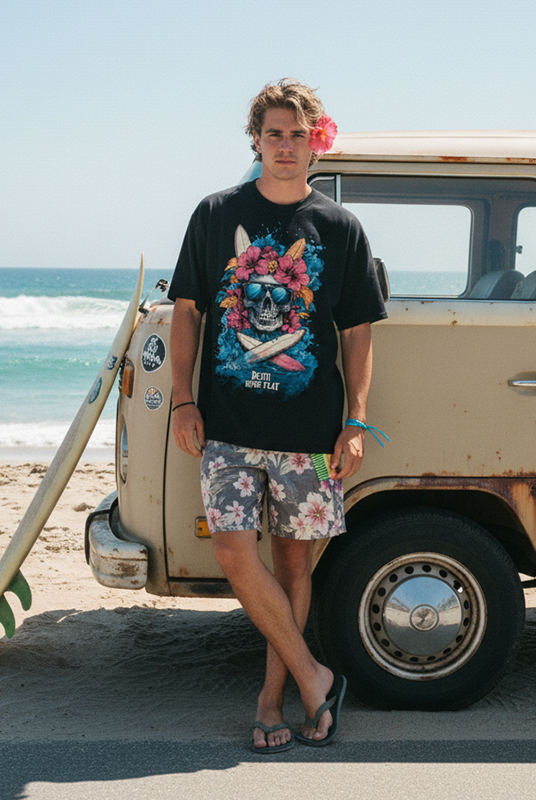 Camisetas oversize surf