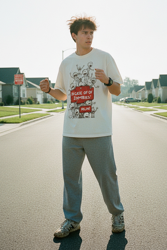 Camisetas oversize zombies