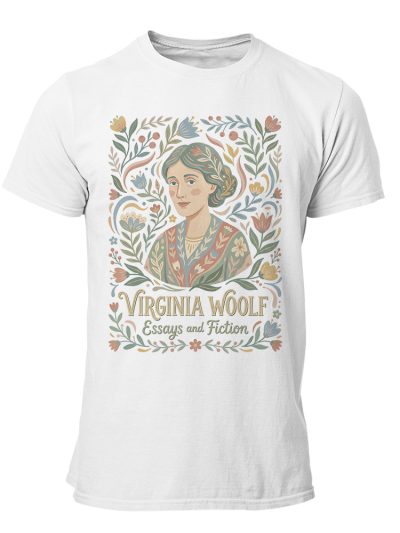 Camiseta Hombre Virginia Woolf - Essays and Fiction Portrait Folk