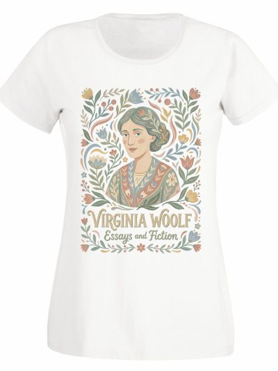 Camiseta Mujer Virginia Woolf - Essays and Fiction Portrait Folk
