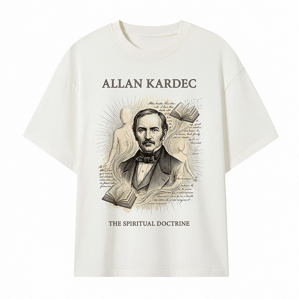 Camiseta Oversize Allan Kardec - The spiritual doctrine