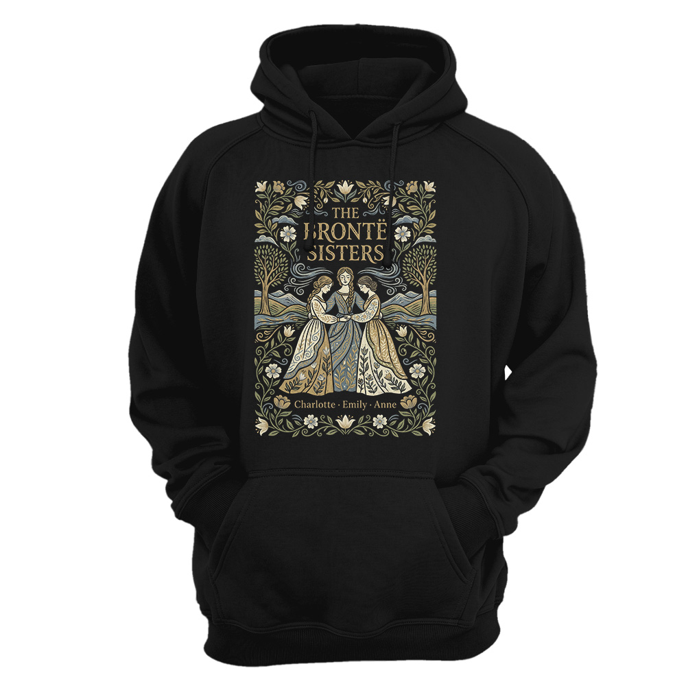 Sudadera con capucha Brontë Sisters - Charlotte, Emily, Anne Midnight Folk