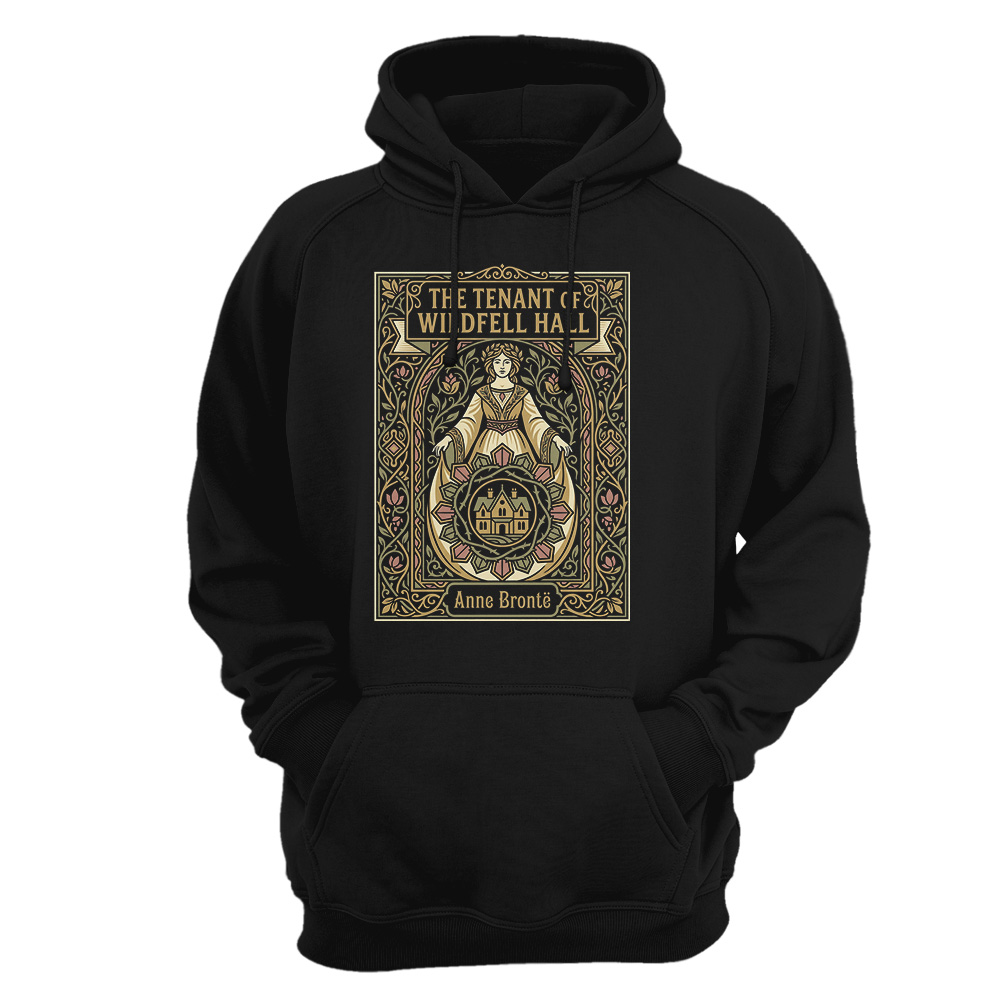 Sudadera con capucha Brontë Sisters - The Tenant of Wildfell Hall Cover Midnight Folk